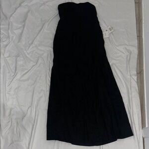 Zara Classic Black Strapless Dress